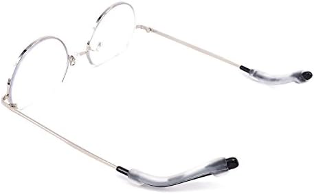 YR Soft Silicone Anti-Slip Eyeglasses Temple Tips Sleeve Retainer,5 pairs (Clear)