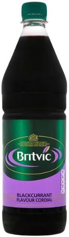 Britvic Blackcurrant Flavour Cordial Soft Drink 1 Litre Case Of 12