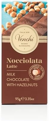 Venchi Nocciolata Milk Chocolate Hazelnut Bar 3.52oz