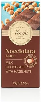 Venchi Nocciolata Milk Chocolate Hazelnut Bar 3.52oz