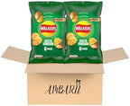 AMBARII Walkers Salt & Vinegar Flavored Crisps, 25g Bags, 12 Count Pack