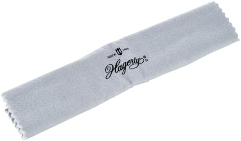 Hagerty Jewelry Polishing Cloth, for Sterling Silver, Gold, Platinum - Safe on Necklaces, Rings, Bracelets, Made in USA, Kosher Certified, 12 in. x 15 in.