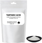 Tartaric Acid Food Grade - 2 Oz (56.7 g) - Used In Making Wine Cider Mead Beer Baking - Sold by CAPYBARA Distributors Inc.
