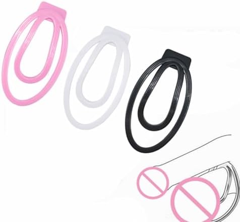 2 Sizes Men's Flat Protection Cage Set with 1 Adjustable 3-Way Elastic Band-USZB23 (White)