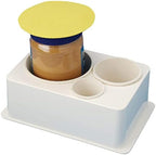Sammons Preston Spill-Not Jar & Bottle Opener, Jar and Bottle Opener For Those With a Weak Grip, One Handed Jar and Bottle Opener