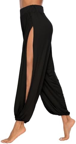 AvaCostume High Slit Harem Pants Women Hippie Harem Pants Trousers