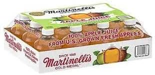 Martinelli's Gold Medal 100% Apple Juice,12 OZ Plastic Bottle.12 Pack