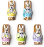 Madelaine Dark Chocolate Mini Bunnies – Solid Premium Dark Chocolate Easter Treats – Individually Wrapped Foil Bunny Chocolates for Easter Baskets, Candy Bowls & Gifting (1/2 LB Bag)