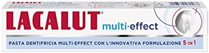 Naturwaren Italia srl Lacalut Dentif Multi Eff 5in1 Adult Unflavored Paste 75ml