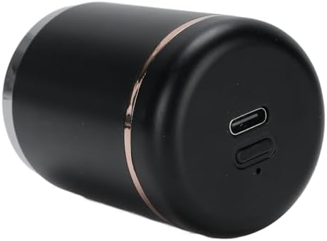 Portable USB Rechargeable Mini Electric Beard Trimmer Clipper - Ideal for Men ' s Beard Grooming & Trimming While Traveling, Black