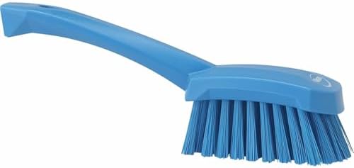 Vikan 41923 Brush,Washing,Stiff,10",PP/PBT,Blue