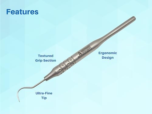 ARTMAN INSTRUMENTS Dental Ligature Ties Removal Tool Stainless Steel Braces Color Bands Remover Orthodontic Color Ties Professional Braces Wires Removal Tool Probe for Teeth