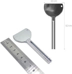 2Pcs Silver Stainless Steels Metal Tube Squeezer Keys Salon Toothpaste Tube Squeezers Toothpaste Roller, Rolling Toothpaste Squeezer, Bathroom Safety, Aids and Accessories, Toothpaste Squeezer