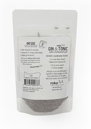 Rokz Gin and Tonic Spirit Infusion Blend for Cocktails
