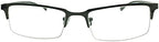 Computer Half Rim Reading Glasses Mens Womens Anti Blue Ray Readers