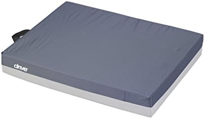 Drive Medical 14891 Skin Protection Gel "E" Wheelchair Seat Cushion, 16 x 16 x 3 Inch, 16x16x3 Inch (Pack of 1)
