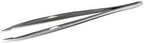 Zizzili Basics Elite Series Pointed Tweezers - Sharp Precision Tips + Surgical Grade Stainless Steel Tweezer for Professional Eyebrow and Facial Hair Removal