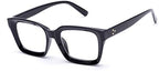 ZUVGEES Retro Style Blue Light Blocking Reading Glasses Big Eyeglass Frames Large lens Computer Readers