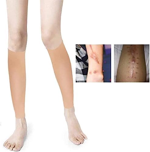 Silicone False Calf, 1 Pair Realistic Silicone Leg Enhancement Calf Pads Arms Sets Silicone Leg Enhancer Realistic Fake Calf for Crooked Or Thin Legs Arms Scar Cover Sleeves.