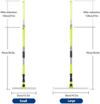 Air Broom as Seen on Tv, with 51 Long Handle Air Broom as Seen on Tv, Floor Squeegee Heavy Duty for Smooth Floors,Rugs,Windows,Large:50×130cm