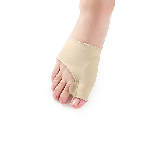 HiiBaby 2PCS Toe Separator Hallux Valgus Bunion Corrector Orthotics Feet Bone Thumb Adjuster Correction Pedicure Sock Straightener