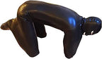 Sexy Men Shiny Black PVC Wet Look DS Latex Stage Catsuit Clothing Prisoner Patent Leather Jumpsuits Nightclub Bodysuit