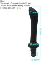 Massage Gun Attachments,Silicone Massage Gun Heads,Deep Tissue Percussion Trigger Point Massage Replacement Head, Plug and Play Comfort Tools (Color : C, Size : 15MM-16MM)