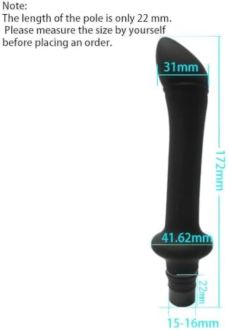 Massage Gun Attachments,Silicone Massage Gun Heads,Deep Tissue Percussion Trigger Point Massage Replacement Head, Plug and Play Comfort Tools (Color : C, Size : 15MM-16MM)