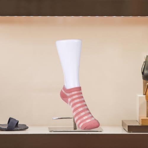 VOSAREA 2pcs Female Mannequin Feet Model Sock Display Stand for Jewelry Anklets Shoes and Stockings for Supermarket and Home Use
