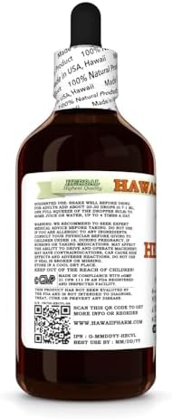 Heather (Calluna Vulgaris) Dry Leaf and Flower Glycerite, Made in Hawaii, Raw Materials, All Natural, Vegan, Lab Tested Alcohol-Free Liquid Extract - 4 fl.oz