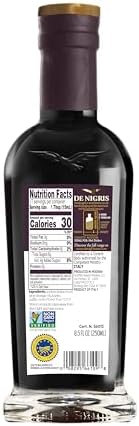 De Nigris Balsamic Vinegar Of Modena 8,5 Oz (250ml) | Balsamic Vinegar From Modena Italy Aged For 3 Years In Antique Wooden Casks