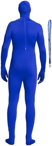 Full Bodysuit Include Zipper Helper Unisex Spandex Stretch Adult Costume Zentai Disappearing Man Body Suit