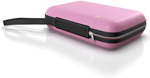 AGOZ Carrying Case Compatible with Freestyle Libre 2 Reader, Freestyle Libre 3 Reader, Travel Pouch Holster - Freestyle Libre Reader Protective Cover Holder with Wrist Strap (Purple)