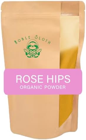 Noble Sloth Natural Rose Extract Powder 16oz - Water Soluble, Food Grade, Pure Roses Petal Powder From Organic Rose Petals - For Baking, Drinks, Tea, DIY Beauty, Skincare & Bath Bombs