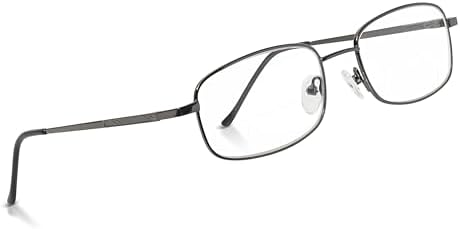 In Style Eyes Enda Middle - Italian Design Bifocal Magnification Reading Glasses - Wired Metal Frame, Non-Polarized Lens