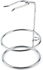 Stainless Steel Shaving Brush Stand, Black Shaving Bowl Holder, Dual Purpose Organizer for Men Wet Shaving Kit, Classic Gift