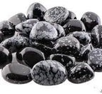 Pachamama Essentials Snowflake Obsidian Tumbled - Healing Stone - Crystal Healing 20-25mm (1)