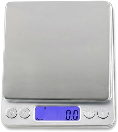 Digital Food Scale 3000gx0.1g Kitchen Scale Gram Scale, Scale with LCD Tare Function Suitable for Baking, Jewelry, Food, Herbs