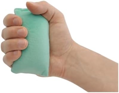 NYOrtho Hand Contracture Cushion 5" x 2.5" - 2-Pack Palm Grips for Stroke Recovery & Orthopedic Support - Latex-Free, Odor-Control, Sweat-Resistant, Machine Washable Palm Protector with Elastic Strap