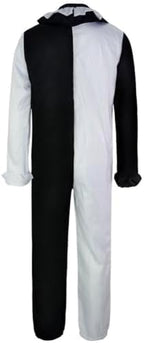 Movie Costume Jumpsuit Movie Outfit Black White Bodysuit Full Set Halloween With Mask