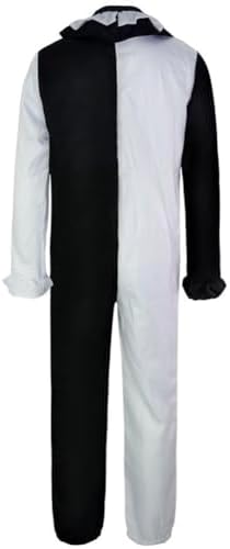 Movie Costume Jumpsuit Movie Outfit Black White Bodysuit Full Set Halloween With Mask