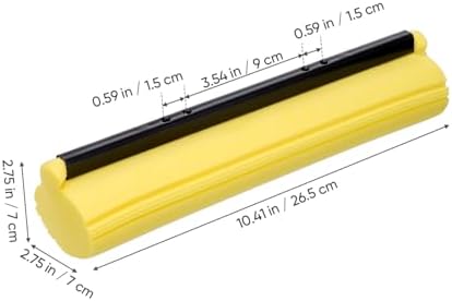 2pcs Replacement PVA Sponge Mop Wide Mop for Efficient Floor and Garden Cleaning Cotton Refills Compatible Tile and Car