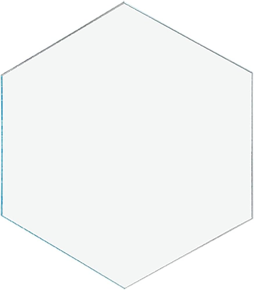 50 Pack Clear Acrylic Hexagon Blanks 1" See Through DIY Craft Place Cards for Table Numbers Food Signs and Event Decorations 3MM Thick by Marketing Holders