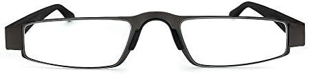 I-Mag Executive Slim Metal Reading Glasses with Slide Open Hard Case