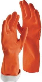 Libman 6033951 Latex Cleaning Gloves Orange - Large