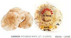 Pita Bread - White 12" loaves - 6 bags - 6 loaves per bag (SHIP ON FRIDAYS)