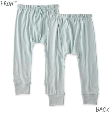Jordan 4-Pack Jogger Baby & Toddler Pants 100% Organic Cotton Bottoms for Boys & Girls