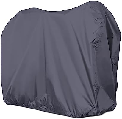 XYZCTEM Mobility Scooter Storage Cover,Heavy Duty 420D Polyester Oxford Waterproof,Durable, UV, Water Resistant Covers with Storage Bag & Protective Reflective Strip(Grey,48 inch Length)