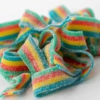 Smarty Stop Every Sour Belts Flavor Gummy Candy 1 Pound (Rainbow)