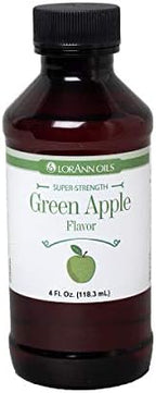 LorAnn Green Apple SS Flavor, 4 ounce bottle - Includes a threaded Glass Dropper